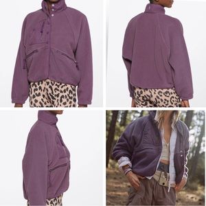 NWT Free People Hit The Slopes Fleece Jacket Size: S
